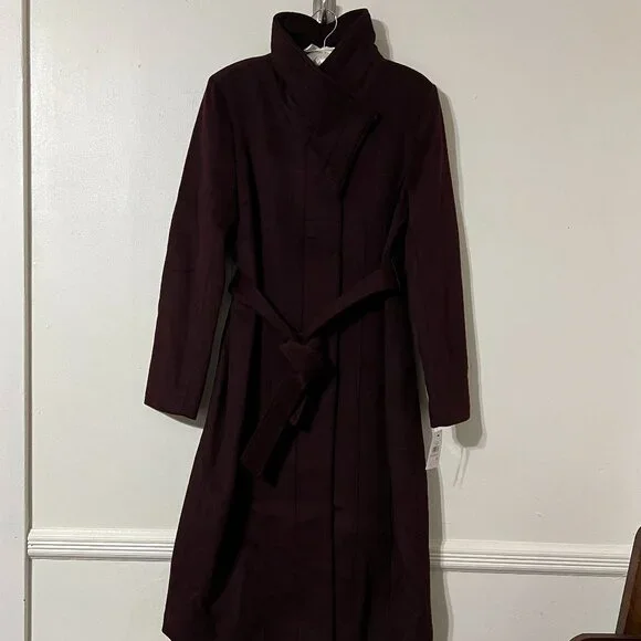 COLE HAAN WOOL BLEND DRESS COAT SIZE 10 NWT - Picture 3 of 14